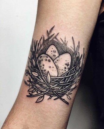 Cozy nest tattoo