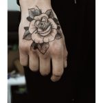 Eye of rose tattoo
