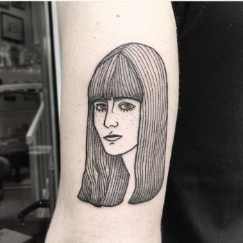 Girl tattoo by Dorca Borca