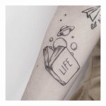 Life book tattoo