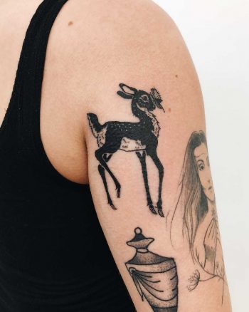 Little Bambi tattoo