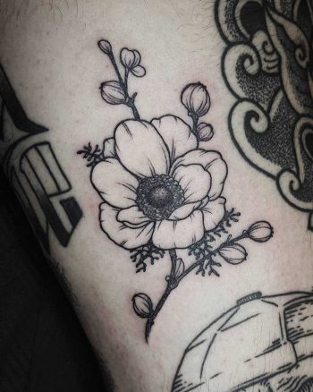 Llittle anemone tattoo