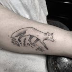 Lovely fox tattoo by Evan Lorenzen