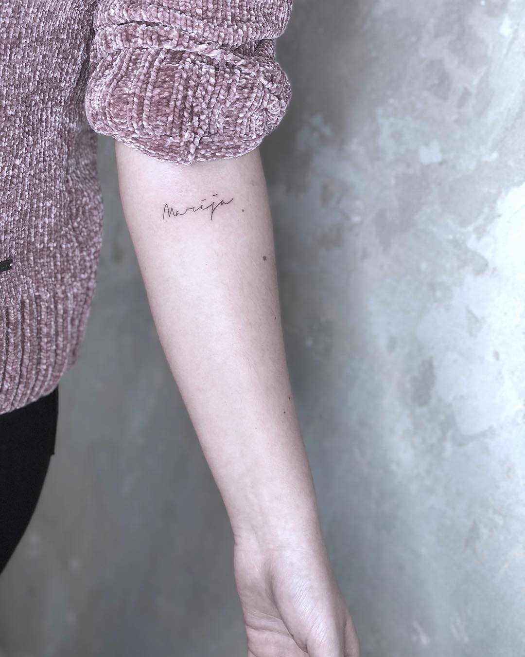 Marija tattoo