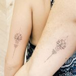 Matching Umalome tattoos by artist Cholo