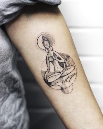 Mongolian goddess tattoo