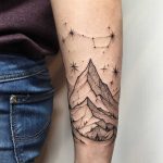 Mountains and Big Dipper by Sasha Kiseleva