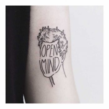 Open mind tattoo