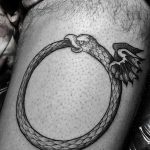 Ouroboros with wings