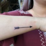 Really simple arrow tattoo
