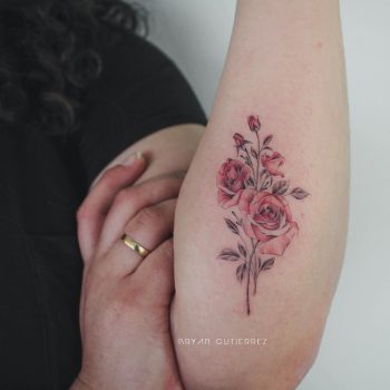 Rose bouquet for a family