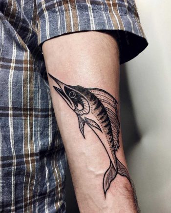 Sailfish tattoo