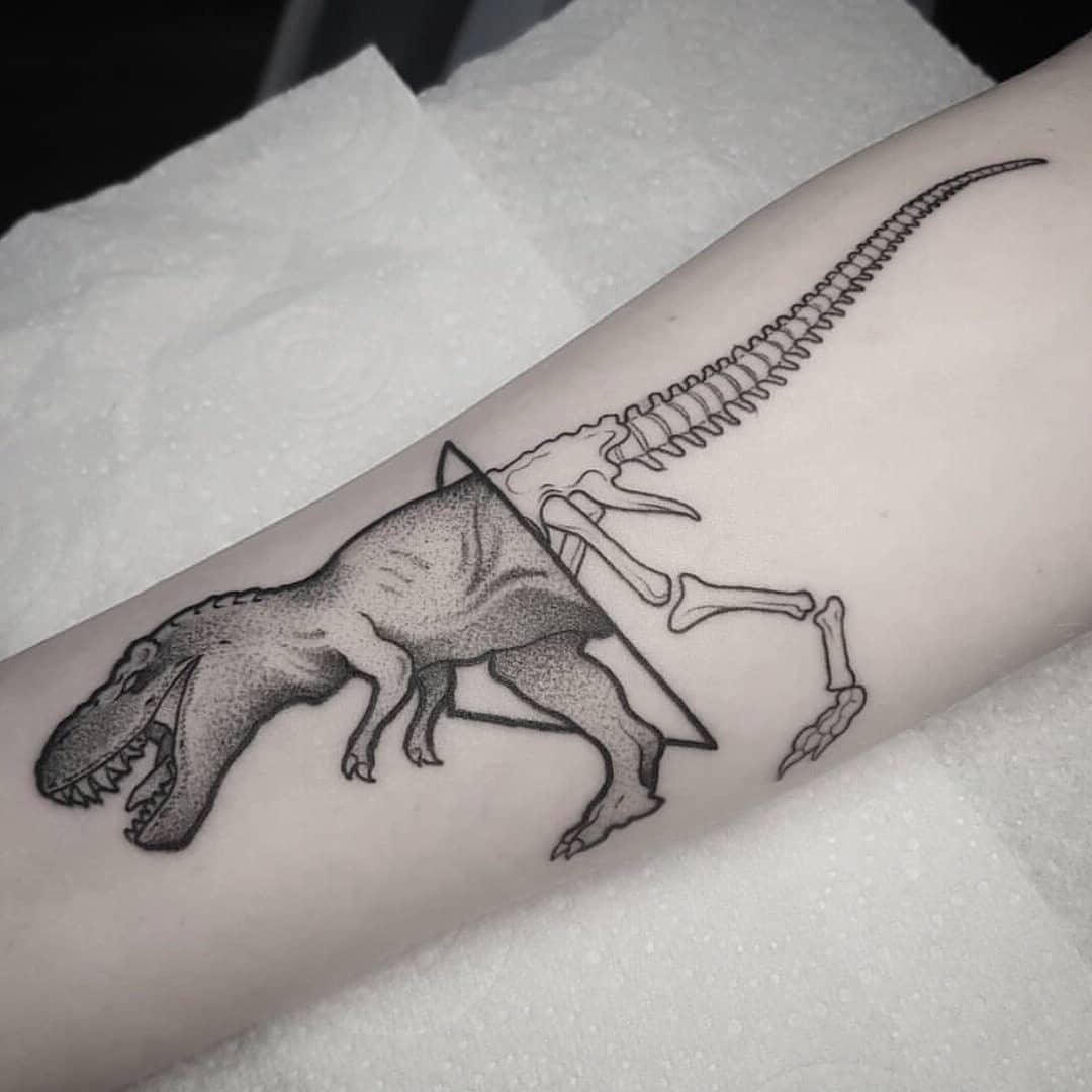 T-rex tattoo