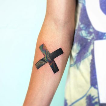 The XX logo tattoo