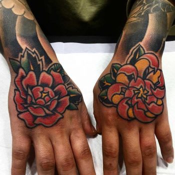 Traditional floral pieces