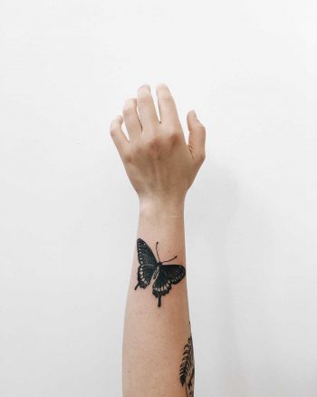 Wonderful butterfly tattoo