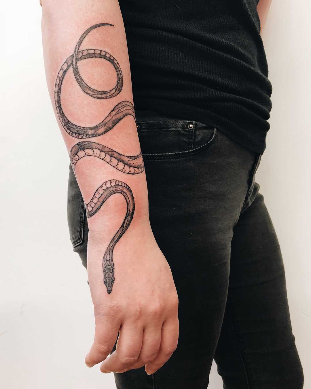Wrapped snake