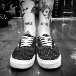 Ankle biters tattoo by Avalon Desu