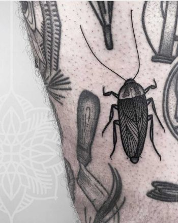 Beetle tattoo by Herzdame