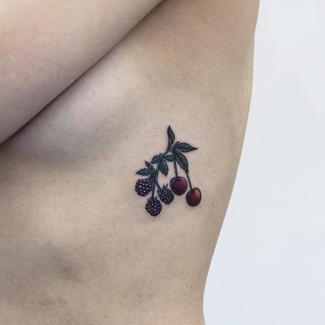 Black cherry tattoo