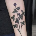 Clover tattoo by Olga Nekrasova