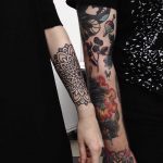 Couple arm tattoos