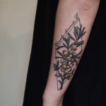 Cover up tattoo of a Sea buckthorn