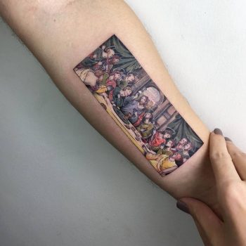 Da Vinci's Last Supper tattoo