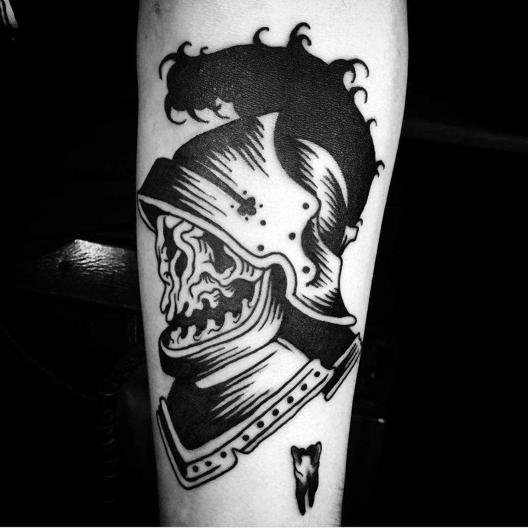 Dead knight tattoo