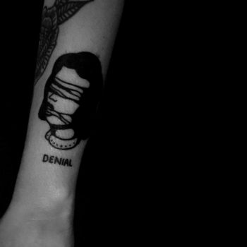 Denial tattoo by Berkin Donmezz