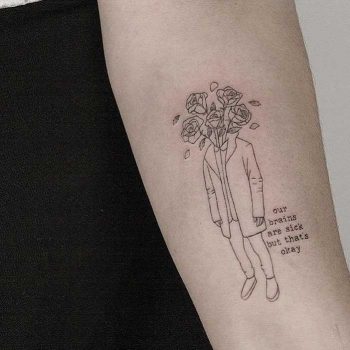 Floral head by Lindsay April