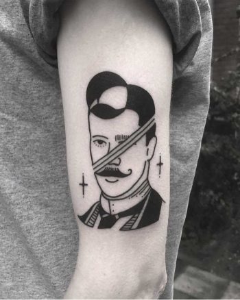 Gentleman tattoo by Wagner Baseri