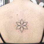 Geometric flower by Femme Fatale Tattoo