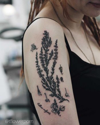 Heather Ive tattoo by Olga Nekrasova