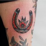 Horseshoe tattoo by Angelique Houtkamp