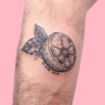 I love juice tattoo by Jen Wong