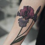 Iris tattoo by Olga Nekrasova