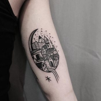 Lovely city tattoo