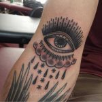 Magic eye tattoo by Angelique Houtkamp