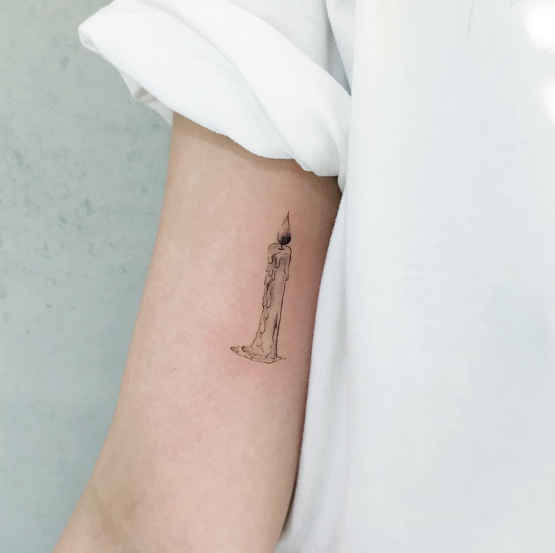 Blown Out Candle Tattoo Meaning