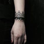 Ornamental bracelet tattoo