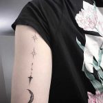 Ornamental celestial tattoo by Stella Tx