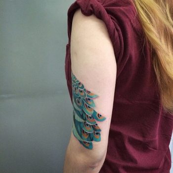 Peacock detail by Sasha Unisex