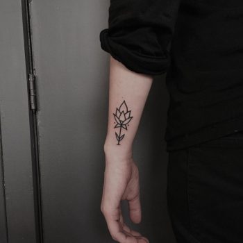 Simple magic ornament tattoo