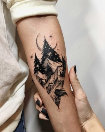 Tattoo for an explorer by Sasha Kiseleva