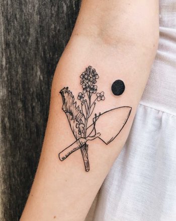 Tattoo for gardening maniac