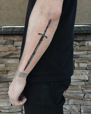 The witch king's sword tattoo