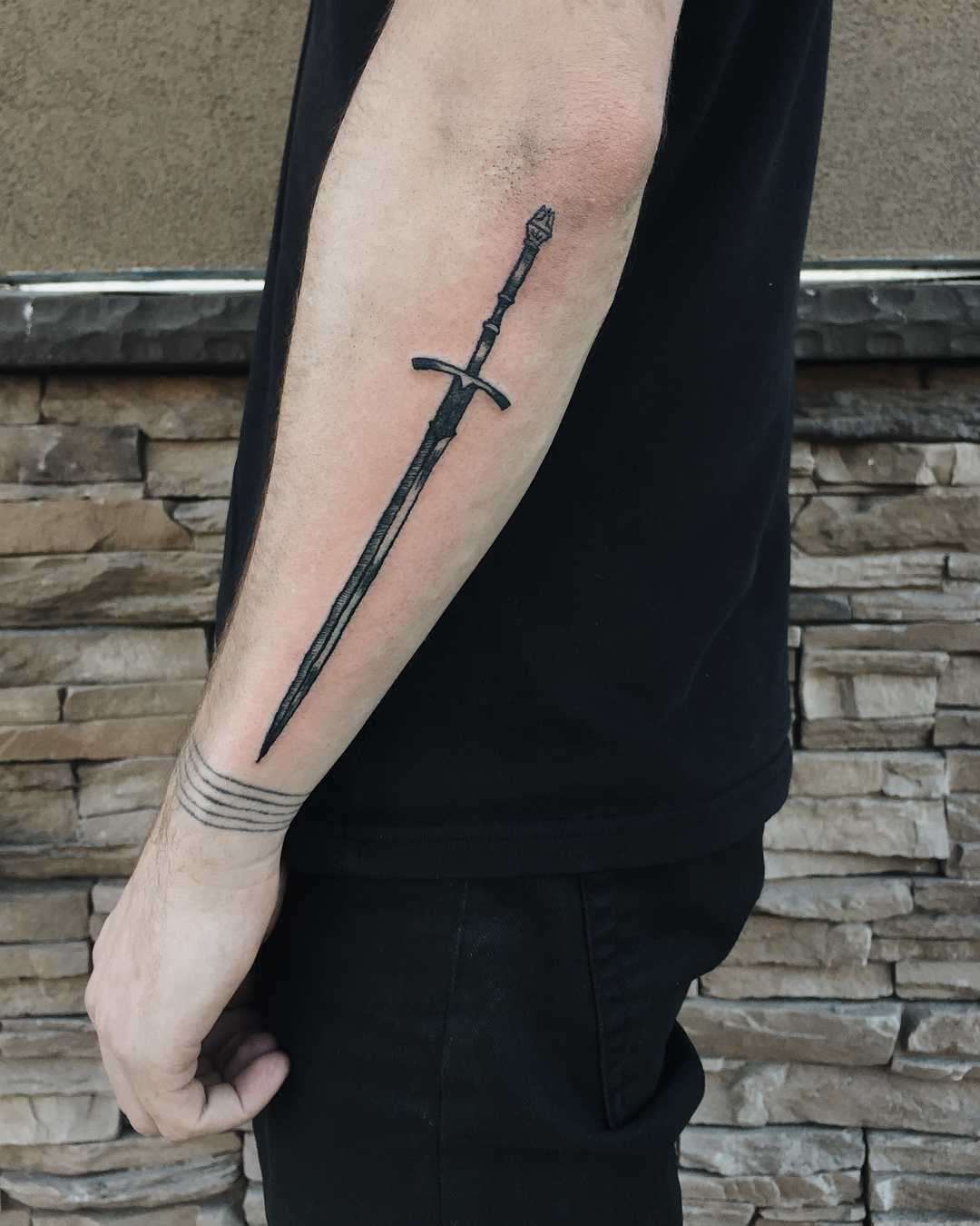 The witch king’s sword tattoo