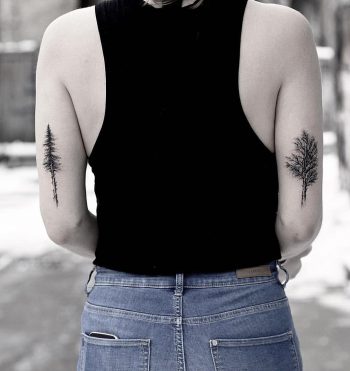 Tree tattoos by Stella