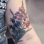 Willow herb timothy grass tattoo